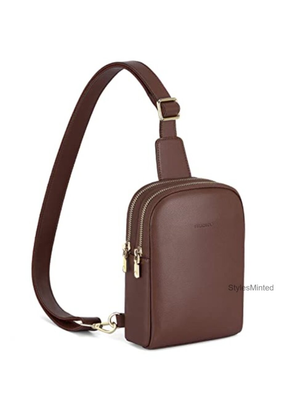 RFID Blocking Sling Bag Faux Leather Anti Theft Crossbody Small Travel Purse
